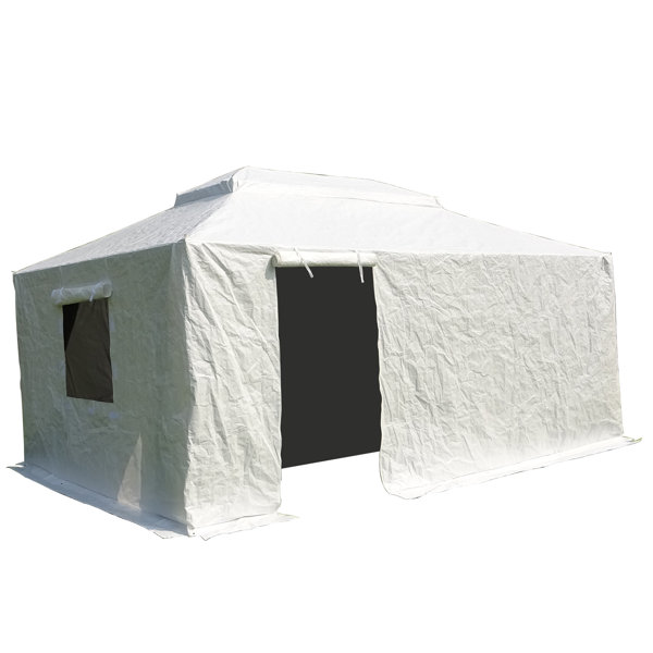 domi outdoor living Universal Winter Cover for Hardtop Gazebos 12x20